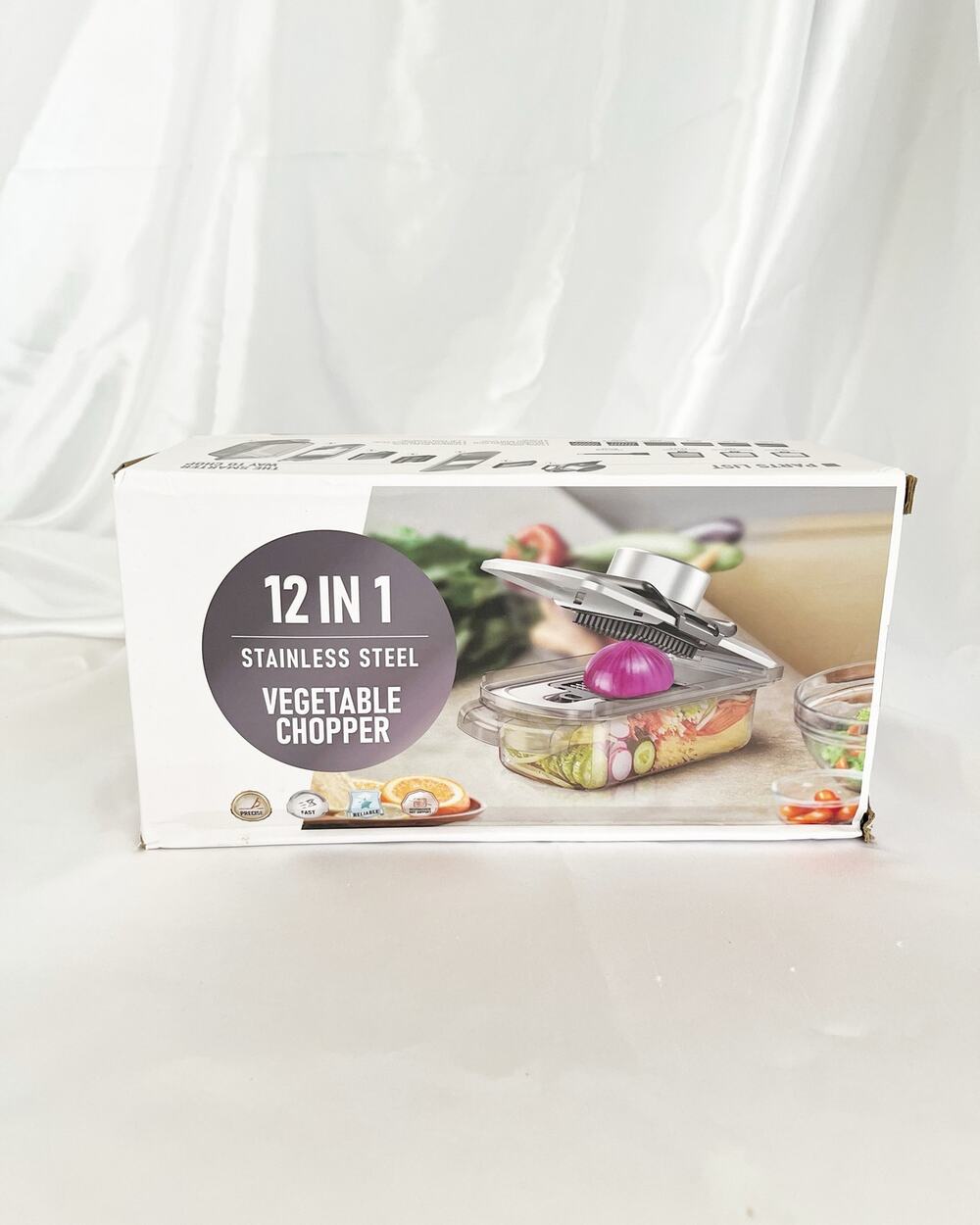 Mandolin Multi-blade Food Chopper : Interchangeable Stainless Steel Blades
